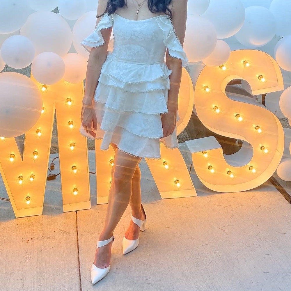 V. Chapman Patisserie Dress In Coconut Macaroon